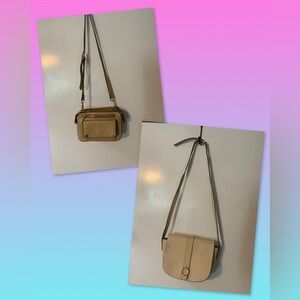 Lot of 2 Elegant Tan Crossbody Bags
“Read description”